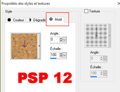 psp palette des couleurs PSP X8