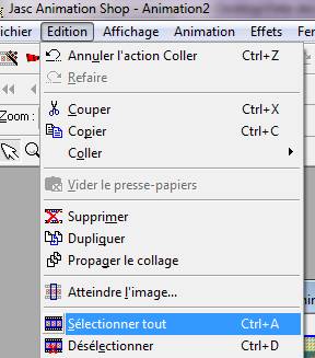 sélectionner le tout